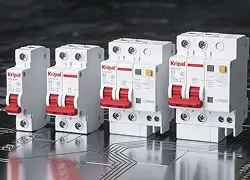 White Modular Circuit Breakers