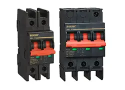 Black Multi Pole Breakers