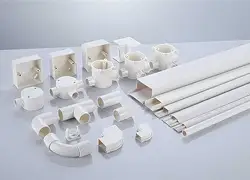 White Conduit And Trunking