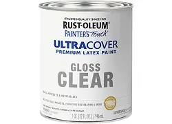 Clear Gloss Latex Finish