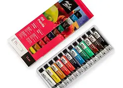 Twelve Tube Oil Paint Set