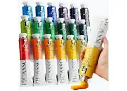 Multicolour Artist Oil Tubes
